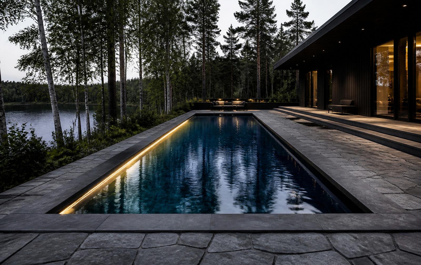 Betong pool – rektangulär