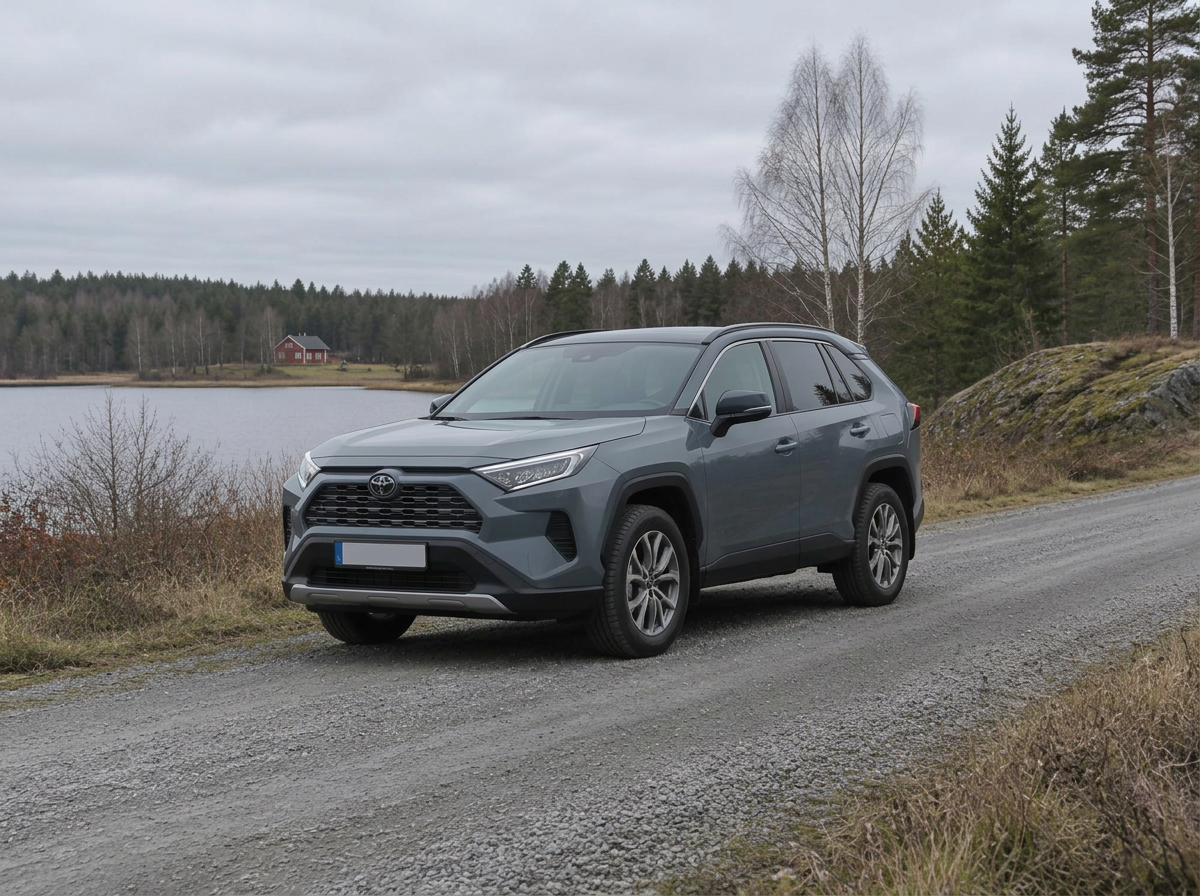 Toyota RAV4 parkerad utomhus